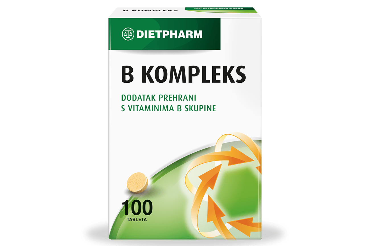 Dietpharm B-kompleks 100 Tableta - Ljekarne Perak - Webshop